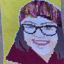 My project in Cross-Stitch Portrait Creation course. Fiber Arts project by Kimberly S - 04.20.2021