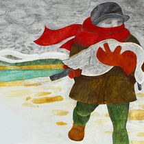The Ugly Duckling for Graphic Experimentation for Illustrated Stories . Traditional illustration, and Watercolor Painting project by Lydia Stone - 04.20.2021
