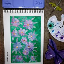 Mi Proyecto del curso: Creación de paletas de color con acuarela. Watercolor Painting project by Carmen Morales Tarazona - 04.20.2021