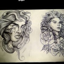 Mi Proyecto del curso: Tatuaje para principiantes. Traditional illustration project by carlos mauro fuentes - 04.20.2021
