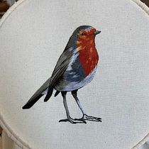 My project in Painting with Thread: Textile Illustration Techniques course. Embroider project by Sarah Riahi - 04.20.2021