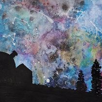 Mi Proyecto del curso: Técnicas modernas de acuarela. Watercolor Painting project by rebeca castillo dragone - 04.20.2021
