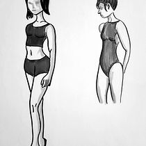 My project in Figure Drawing for Beginners course. Traditional illustration project by Vendula Gresova - 04.20.2021
