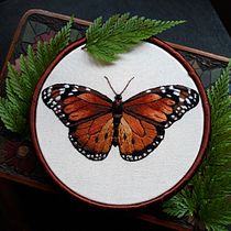 My project in Realistic Embroidery Techniques course. Embroider project by Carolina Marcondes - 04.20.2021