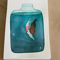 Mi Proyecto del curso: Técnicas de acuarela para ilustraciones de ensueño. Projekt z dziedziny Trad, c i jna ilustracja użytkownika nataliadiazec - 20.04.2021