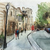 Mi Proyecto del curso: Paisajes urbanos en acuarela. Un projet de Aquarelle de Veronica Carrasco - 21.04.2021