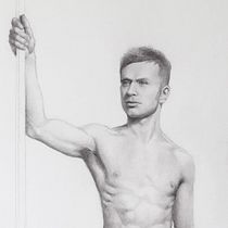 My project in Realistic Human Figure Drawing course. Pencil Drawing project by vicrufino - 04.21.2021