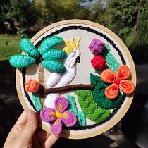 Mi Proyecto del curso: Introducción al bordado tridimensional. Projekt z dziedziny  Haft użytkownika mariela basualdo - 21.04.2021