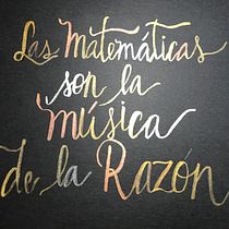 Mi Proyecto del curso: LAS MATEMATICAS Y LA MÚSICA . Lettering projeto de Alejandro Araya YUtronich - 22.04.2021