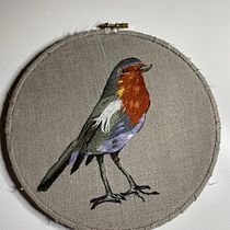 Mi Proyecto del curso: Pintar con hilo: técnicas de ilustración textil. Jewelr, and Design project by nathalia lasley - 02.22.2021