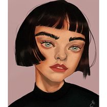 My project in Digital Fantasy Portraits with Photoshop course. Traditional illustration, Drawing, Digital Illustration, Portrait Drawing, Digital Drawing, and Digital Painting project by Eunice Ugah - 10.20.2021