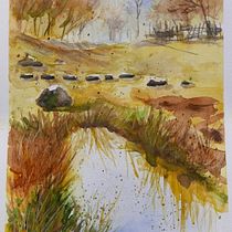 My project in  Natural Landscapes in Watercolor course. Art Direction project by koutna_marianna - 04.22.2021