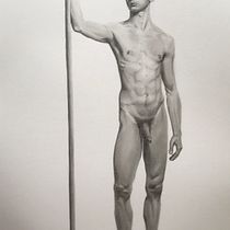 Mi Proyecto del curso: Dibujo realista de la figura humana. Fine Arts project by kingsjoak - 04.22.2021