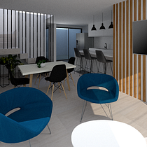 Mi Proyecto del curso: Diseño de interiores de principio a fin. Un projet de Architecture , et Architecture d'intérieur de Paula Escobar Gómez - 22.04.2021