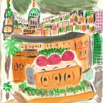 My project in Pictorial Sketchbook with Gouache course. Un progetto di Disegno artistico, Pittura gouache, Illustrazione tradizionale e Sketchbook di rosellina - 23.04.2021