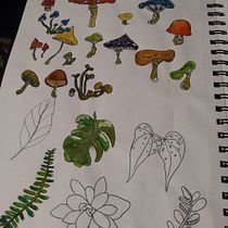My project in Drawing for Beginners Level -1 course. Criatividade projeto de Jannet Zuno - 22.04.2021