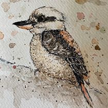 My project in Artistic Watercolor Techniques for Illustrating Birds course. Traditional illustration, Watercolor Painting, Realistic Drawing, and Naturalistic Illustration project by macnevin5 - 04.23.2021