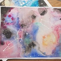 Mon projet du cours : Techniques modernes d’aquarelle. Watercolor Painting, Creative Consulting, and Painting project by chloë B - 04.24.2021