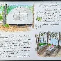 Vacaciones 2018 Sur de Chile. Watercolor Painting project by Israel Aguilera - 04.24.2021
