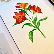 Mein Kursprojekt: Botanisches Aquarell: illustriere die Anatomie der Blumen. Un progetto di Illustrazione tradizionale di sionainn - 23.04.2021