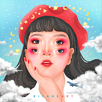 My project in Digital Fantasy Portraits with Photoshop course. Traditional illustration, Drawing, Digital Illustration, Portrait Drawing, Digital Drawing, and Digital Painting project by Rifa Budhianti - 08.08.2021