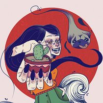 Mi Proyecto del curso: Ilustración de personajes dinámicos . Traditional illustration project by jessica_navaarro - 04.24.2021