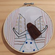 Mi Proyecto del curso: Técnicas de bordado para crear peinados con volumen. Een project van Borduurwerk van Paula Vanoli Dubra - 24.04.2021