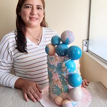 Mi Proyecto del curso: Cake design: técnicas decorativas modernas.  project by Evelyn Cornejo - 04.25.2021