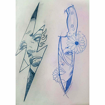 Mi Proyecto del curso: Tatuaje para principiantes. Tattoo Design, Design, Traditional illustration, and Sketching project by Andres Chavez - 04.24.2021