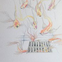 My project in Surrealist Illustration Inspired by Nature course. Drawing project by maria_koutsoubou - 04.25.2021