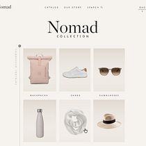 Nomad: diseño UI . Un proyecto de Diseño gráfico y UX / UI de miriamsanz23 - 09.05.2021