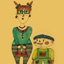 Mi Proyecto del curso: Fábrica de personajes ilustrados. Traditional illustration project by Mili - 04.25.2021