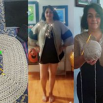 Mi Proyecto del curso:  Top-down: prendas a crochet de una sola pieza. Un progetto di Uncinetto di Angelina García Martínez - 25.04.2021