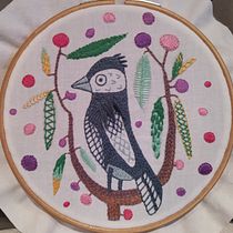Mi Proyecto del curso: Técnicas de bordado: ilustrando con hilo y aguja. Un projet de Broderie de Cristina Omeñaca - 25.04.2021