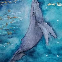 Mein Kursprojekt: Aquarelltechnik für traumhafte Illustrationen . Projekt z dziedziny Trad, c, jna ilustracja,  R, sunek, Malowanie akwarelą, Ilustracja w i dawnicza użytkownika katka_krato - 25.04.2021