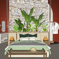 Design de Interiores: BOUTIQUE HOTEL. Interior Architecture, and Architectural Illustration project by Júlia Schneider - 04.26.2021