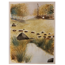 Paisajes Naturales. Watercolor Painting project by Lucía Piergentili - 04.25.2021