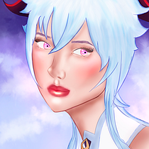 Mi Proyecto de curso: Retratos digitales de fantasía con Photoshop. Desenho, Desenho de retrato, Desenho digital, Ilustração tradicional e Ilustração digital projeto de Ashi H - 08.05.2021