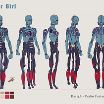 Projeto Final_ Annabell: A Aranha de Comabte. Un projet de Conception de personnages et Illustration traditionnelle de Pedro Farias Ferreira - 27.04.2021