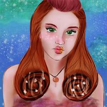Mon projet du cours : Portraits numériques de style onirique avec Photoshop. Digital Drawing project by Mélinda L'Hermine - 04.27.2021