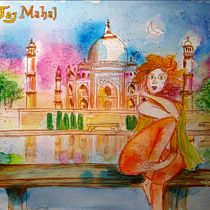 Mi Proyecto del curso: Sketching artístico en acuarela: atrévete a expresar tus ideas . Ilustração tradicional, Pintura, Desenho, e Desenho artístico projeto de Ana Karina Moreno - 27.04.2021