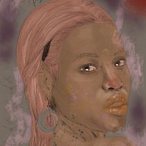 My project in Illustrated Portraits with Procreate course. Ilustração digital projeto de Anh Nguyen - 28.04.2021