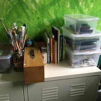 Home Office in Kiel/Northern Germany. Drawing project by michaela_braeuninger - 04.29.2021