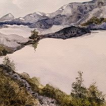 My project in  Natural Landscapes in Watercolor course. Watercolor Painting project by suep - 04.30.2021