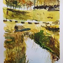 Mi Proyecto del curso:  Paisajes naturales en acuarela. Watercolor Painting project by oasensiom - 04.27.2021