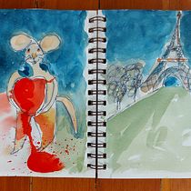 My project in Artistic Watercolor Sketching: Dare to Express Your Ideas course. Pintura projeto de donna medgyesi - 28.04.2021