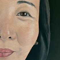 My project in Realistic Oil Portraiture: Conveying Detail and Expression course. Oil Painting project by mmmona - 04.28.2021