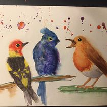 “You what mate” or a project for watercolor course. Traditional illustration project by Anastasia Kuprina - 05.01.2021