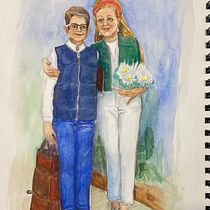 My project in Illustration and Character Development with Watercolor course. Traditional illustration project by Liana Musatova - 04.28.2021