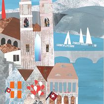 My project in Story Illustration with Paper course: Zürich Series. Traditional illustration project by Beatrix - 04.28.2021